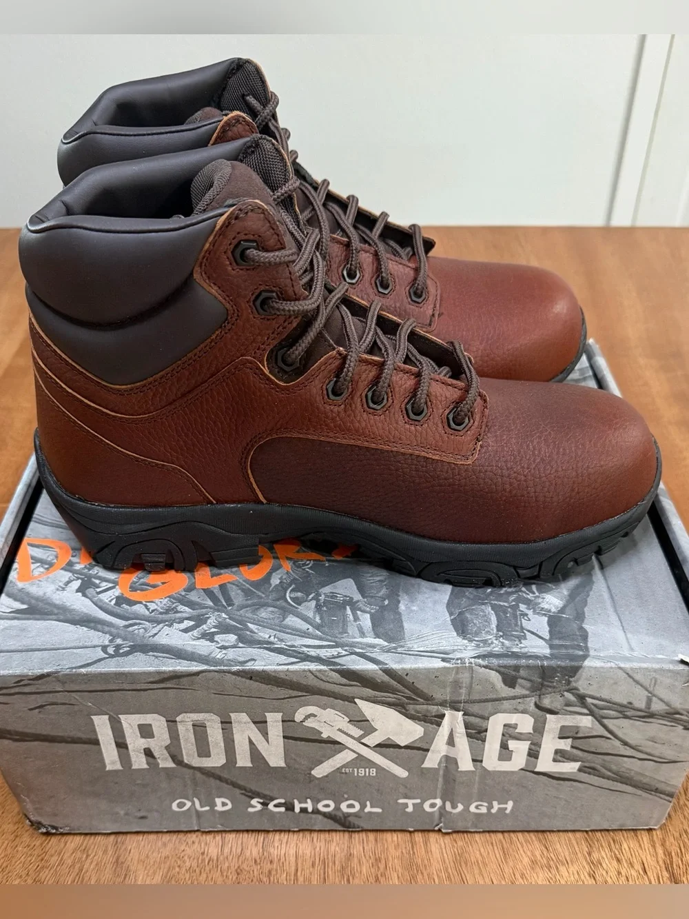 Iron Age - Men’s Trencher 6” Work Boot | Brown & Black | Size 11 M [Brand New]